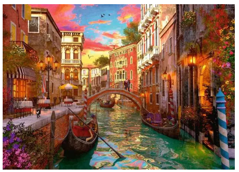 1000 pc Venice Romance Puzzle