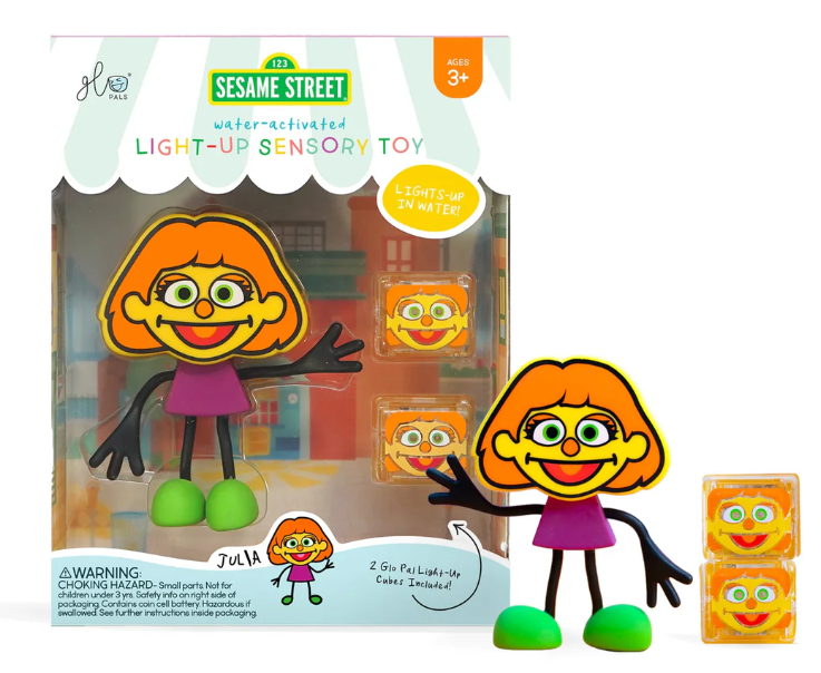 Glo Pals Julia Sesame Street Character