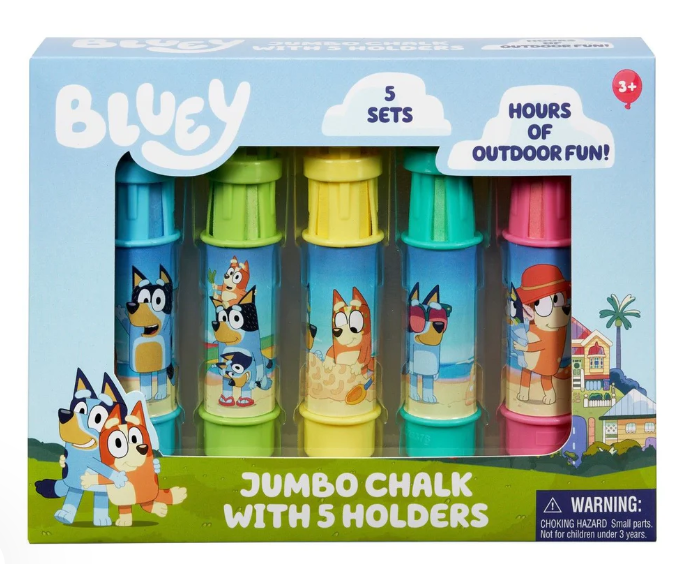 Bluey Jumbo Chalk Set