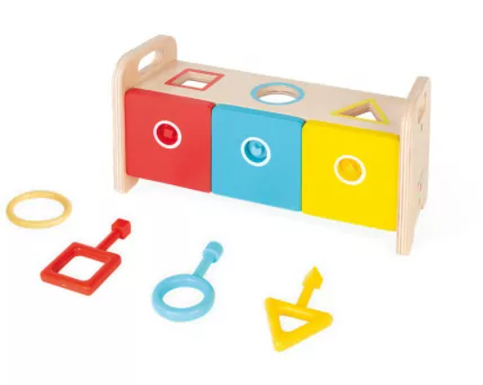 Shape Sorter Box With Keys