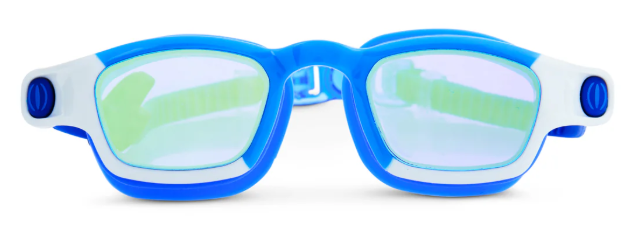 Short Fin Oceanic Blue Youth Swim Goggles
