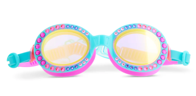 Aurora Borealis Blue Youth Swim Goggles