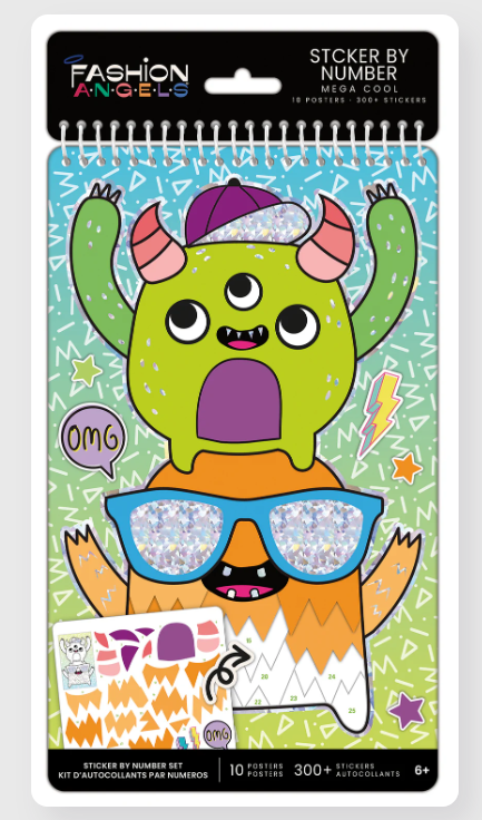 Mega Cool Sticker By Number