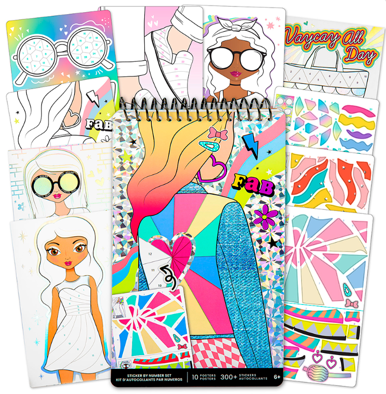 Fashion Sticker By Number