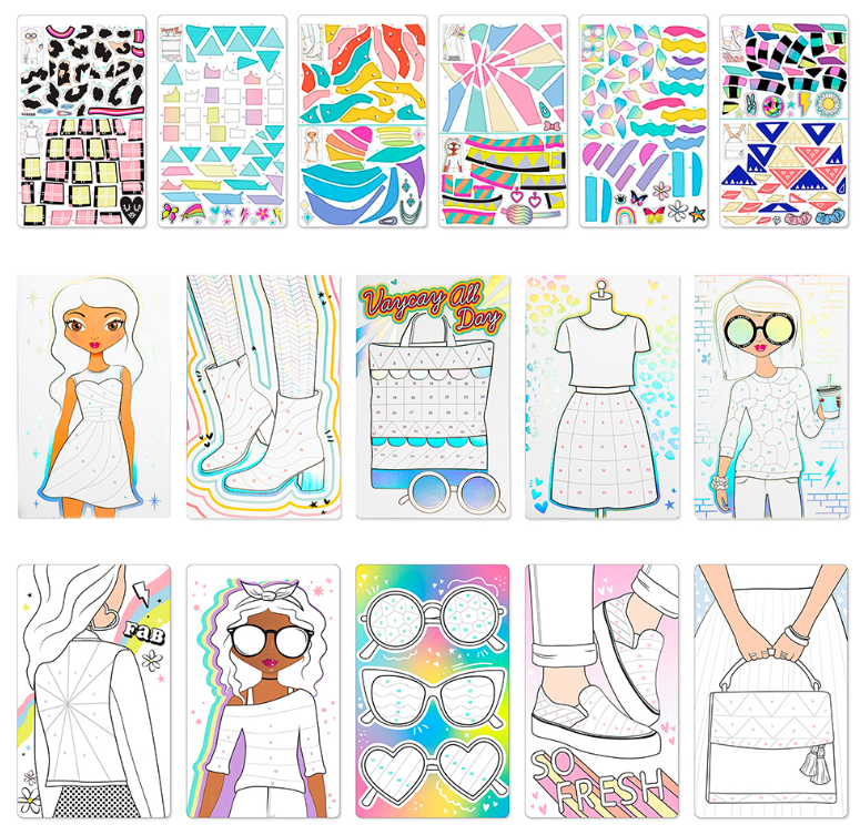 Fashion Sticker By Number