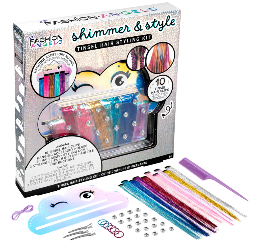 Shimmer And Style Tinsel Hair Kit