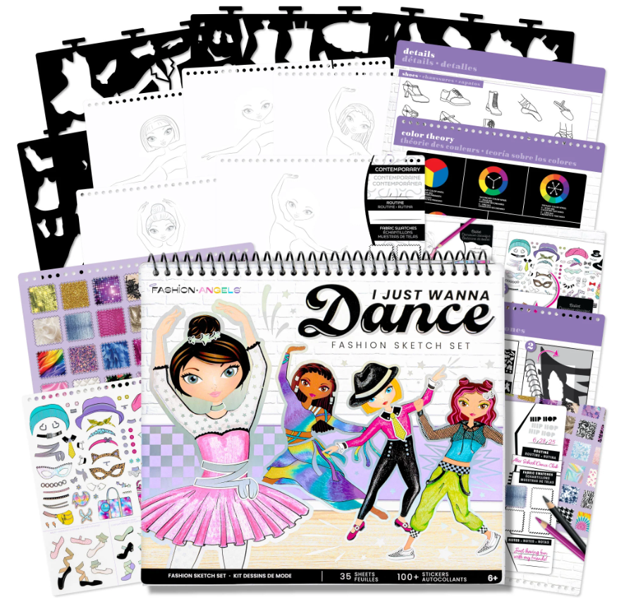 Dance Fashion Design Sketch Pad