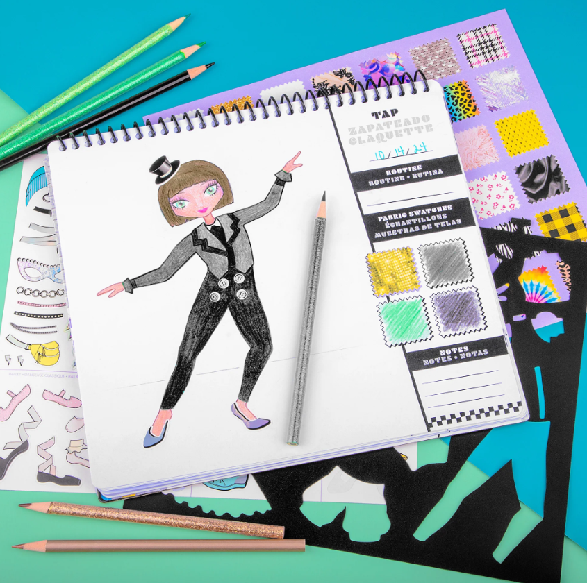 Dance Fashion Design Sketch Pad