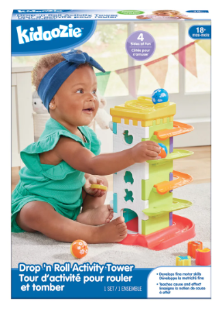 Drop N Roll Activity Tower