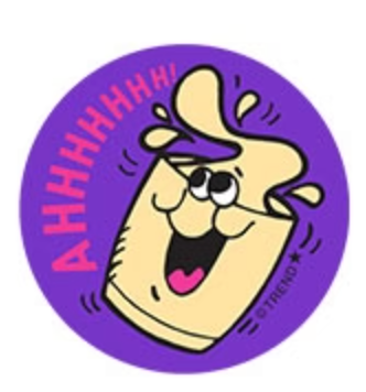 Scratch 'n Sniff Ahhhh Milk Shake Stickers