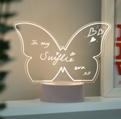 Butterfly Acrylic Light Up Sign