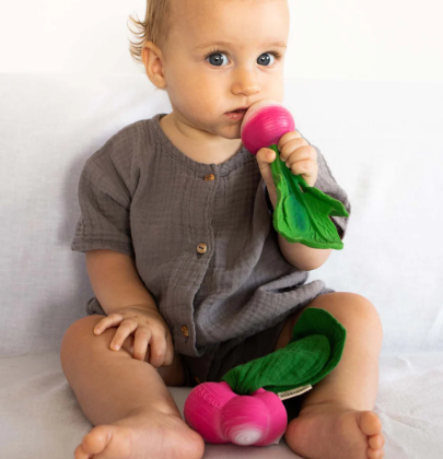 Ramona the Radish Mini Doudou-Teether