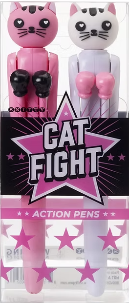 Cat Fight Action Pens