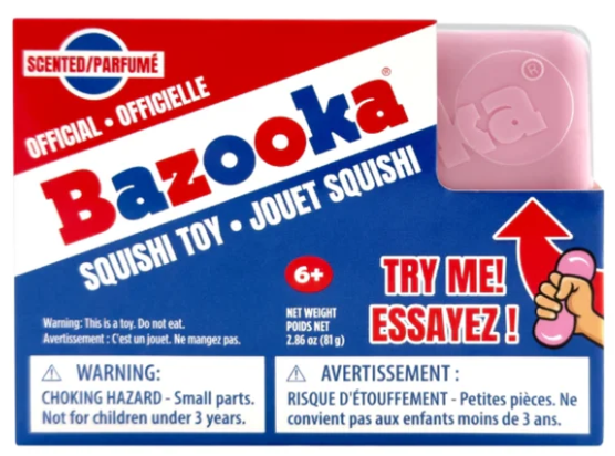 Bazooka Gum Scented Squishi