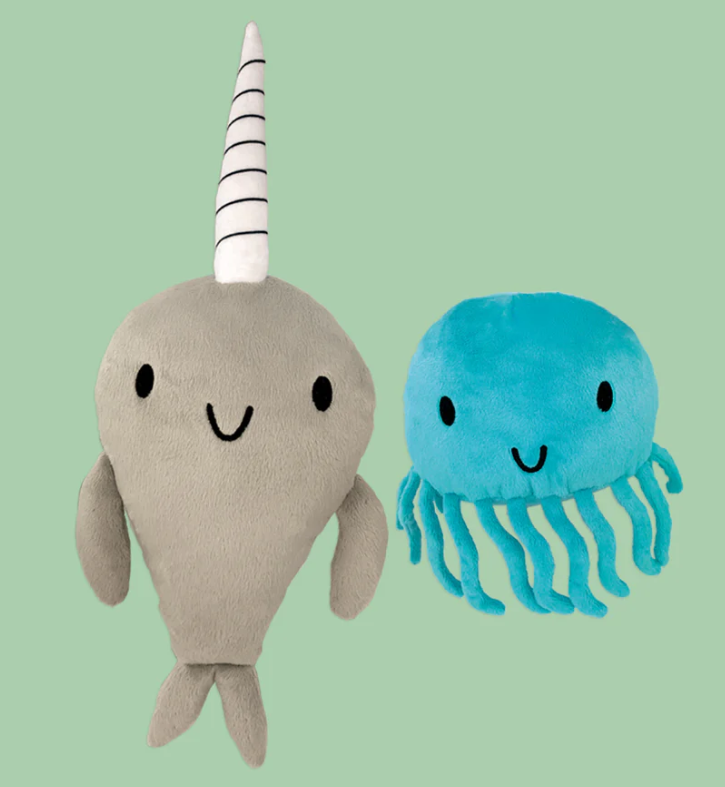 Narwhal And Jelly Plush Set