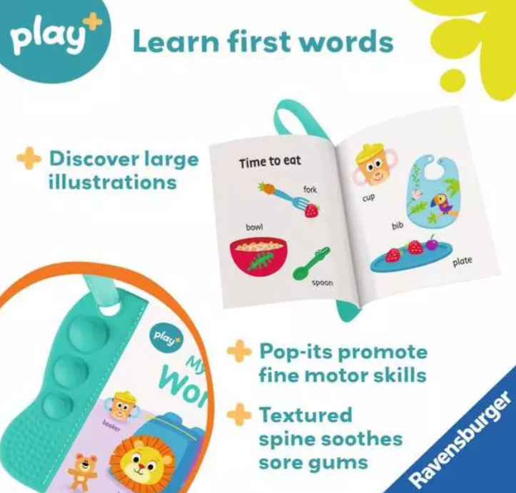 Play+ First Words Flip And Pop Book