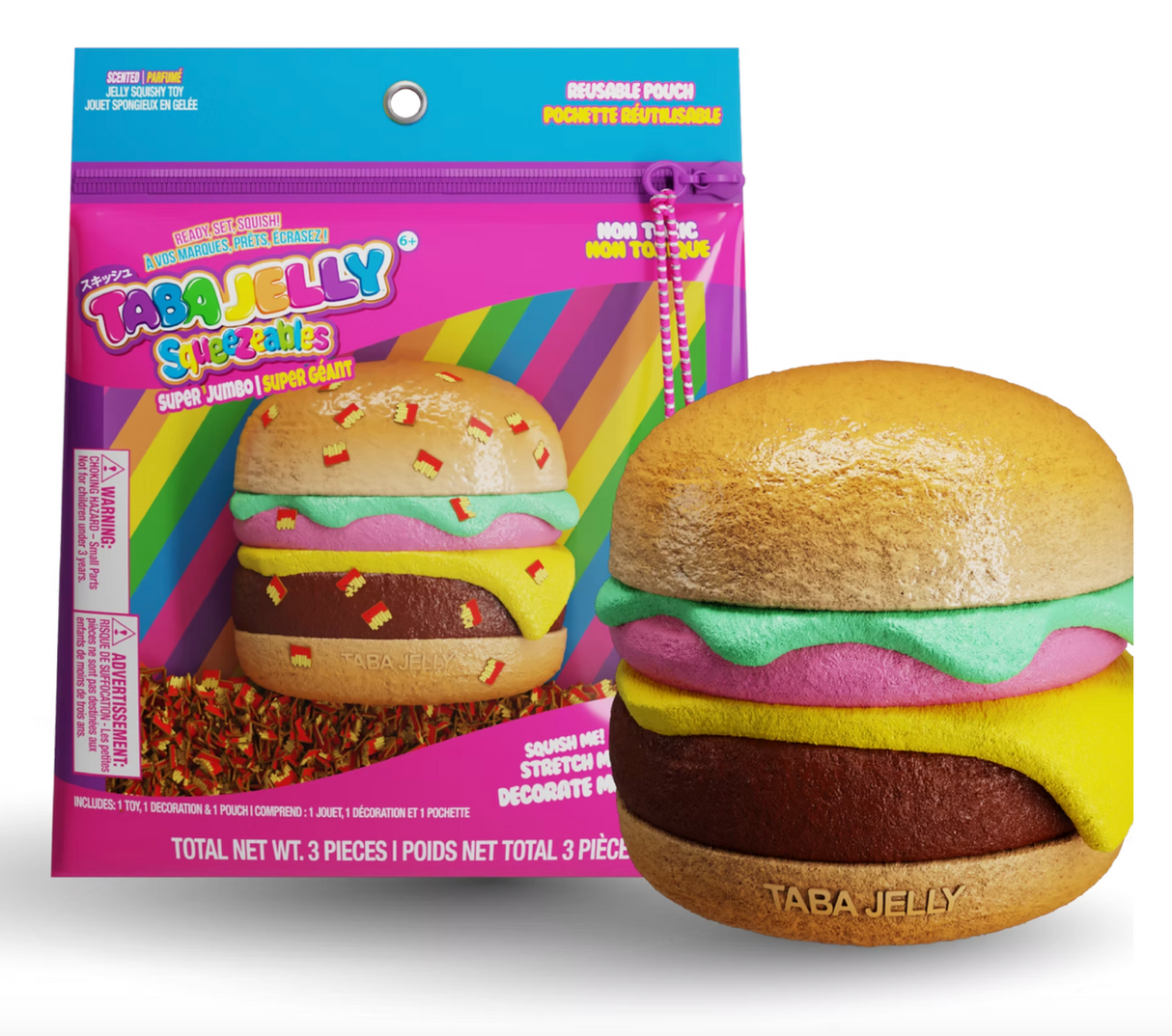 Taba Super Jumbo Squeezable Squishies (sold individually)