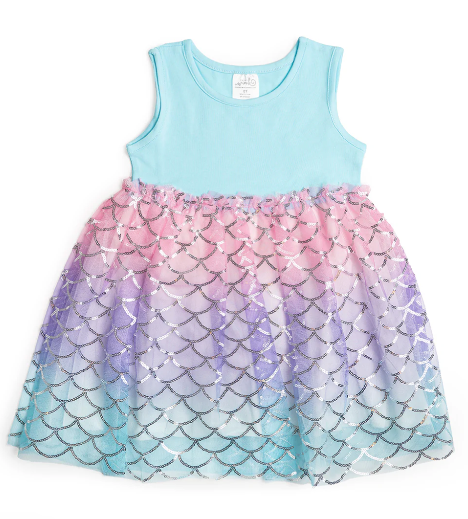 Sparkling Mermaid Tank Tutu Dress 2T