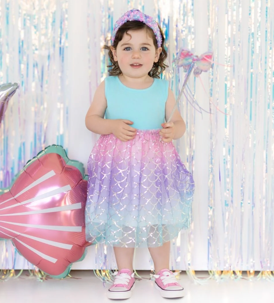 Sparkling Mermaid Tank Tutu Dress 2T