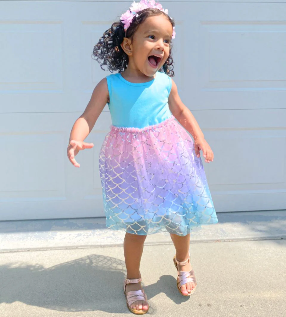 Sparkling Mermaid Tank Tutu Dress 5Y