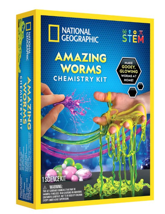 National Geographic Amazing Worms Chemistry Kit