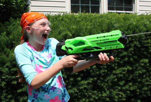 Dual Electric Water Gun - Green