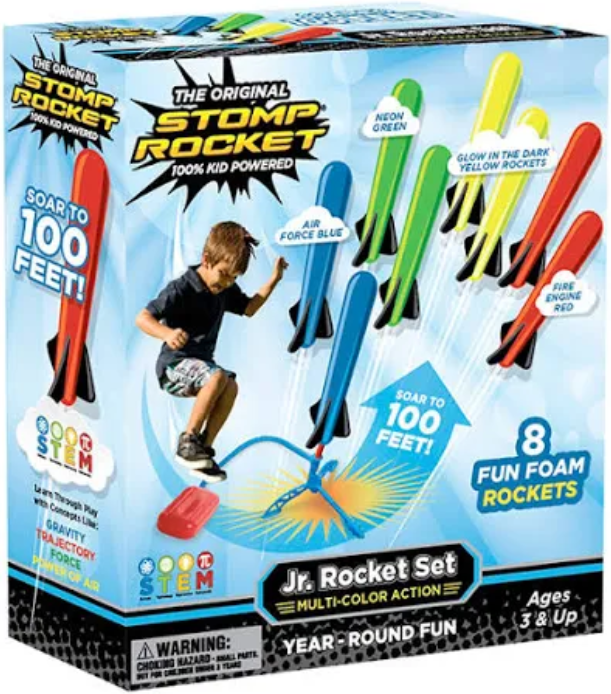 Junior Glow 8 Pack Rainbow Rockets