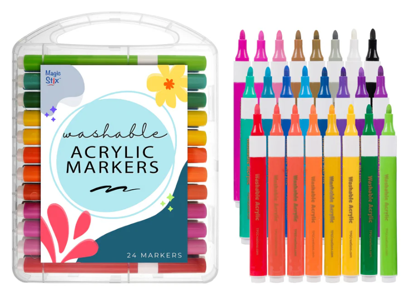 Washable Acrylic Markers Magic Stix