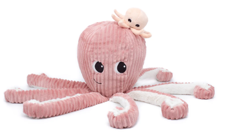 Pink Octopus Mom And Baby Les Ptipotos