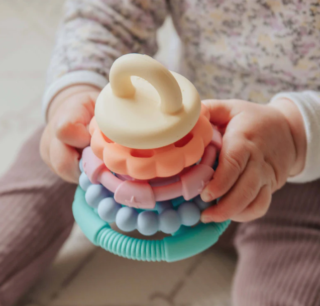 Pastel Rainbow Stacker And Teether Jellystone