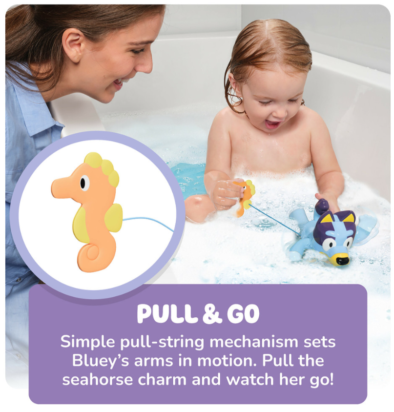 Swimming Bluey