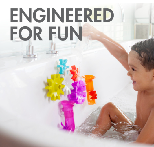 Boon Pipes Tubes Cogs Bath Toy Bundle