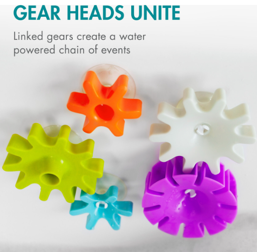 Boon Pipes Tubes Cogs Bath Toy Bundle