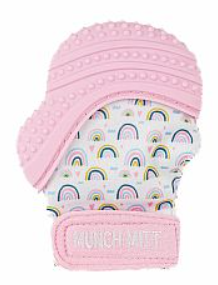 Pink Rainbow Munch Mitt