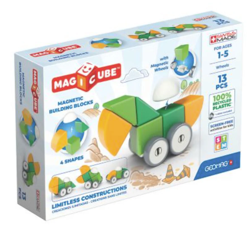 Blocks Cars Magicube 13 Pc Geomag