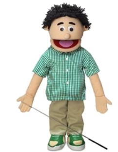 Silly Puppets Kenny Peach Puppet 25"