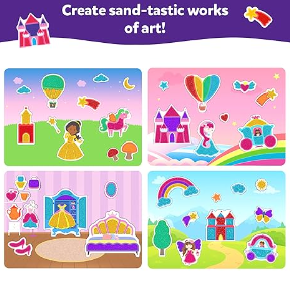 Sand Art Unicorns And Princesses