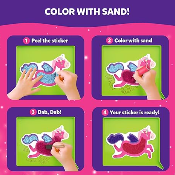 Sand Art Unicorns And Princesses