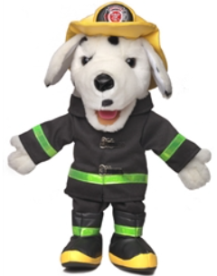 Silly Puppets  Dalmatian Firedog 14"