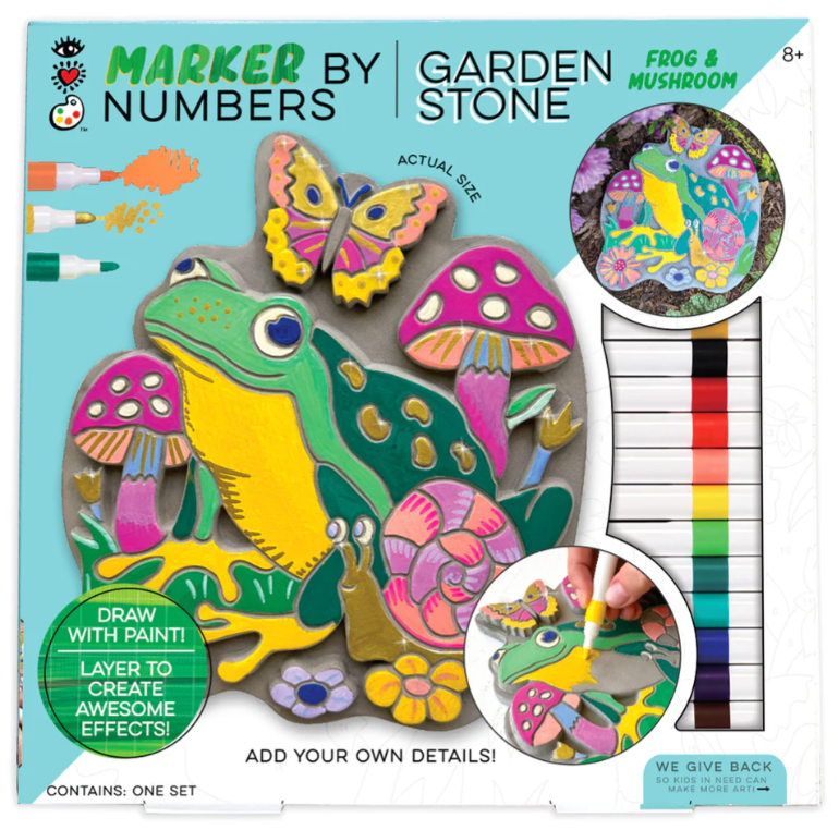 Garden Stone Marker By Number