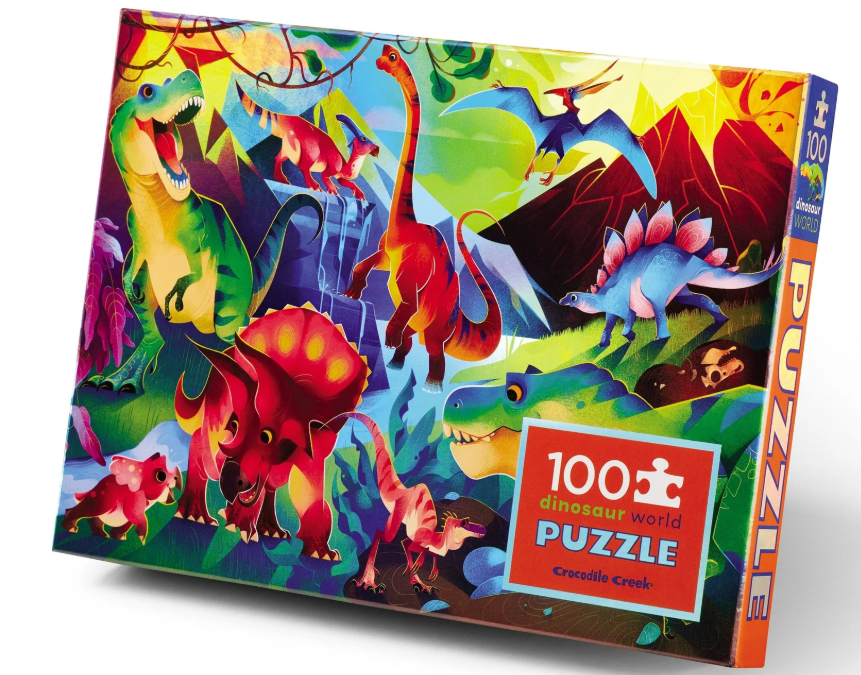 100 pc Dinosaur World Holographic Puzzle
