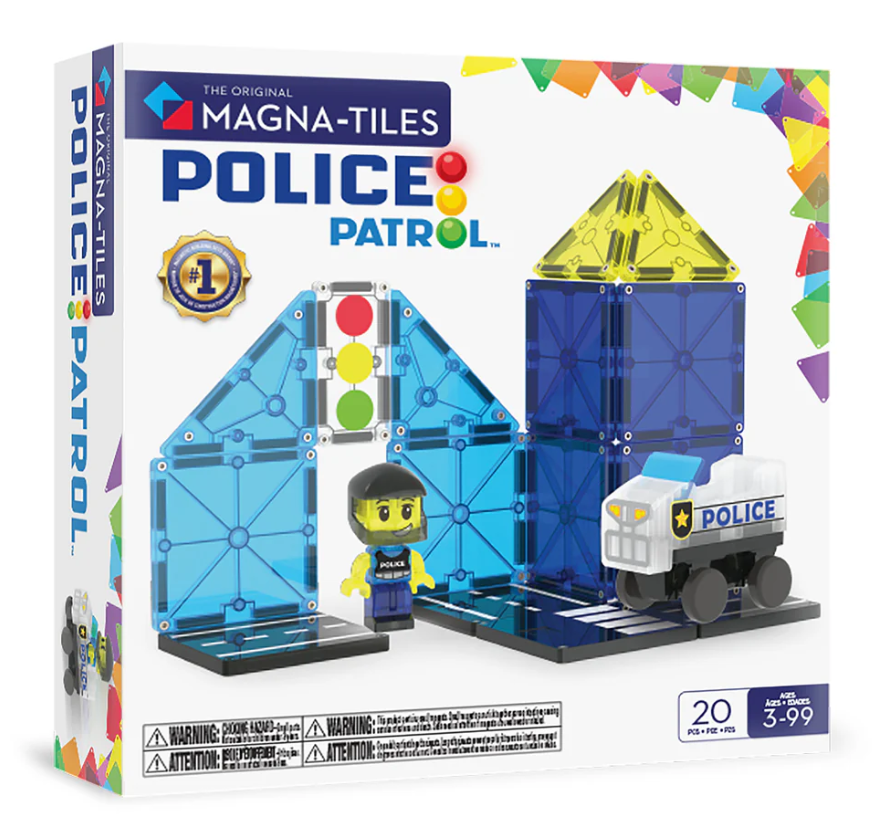 Magna-Tiles® Police Patrol 20 piece set