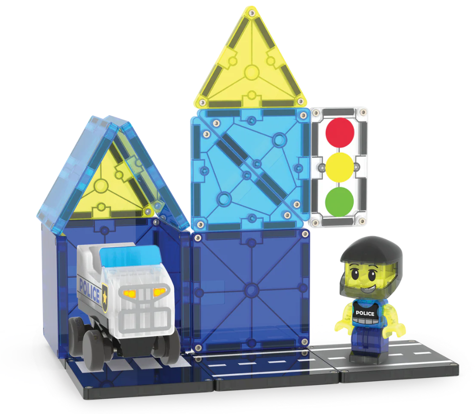 Magna-Tiles® Police Patrol 20 piece set