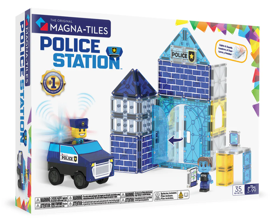 Magna-Tiles® Police Station 35 piece set