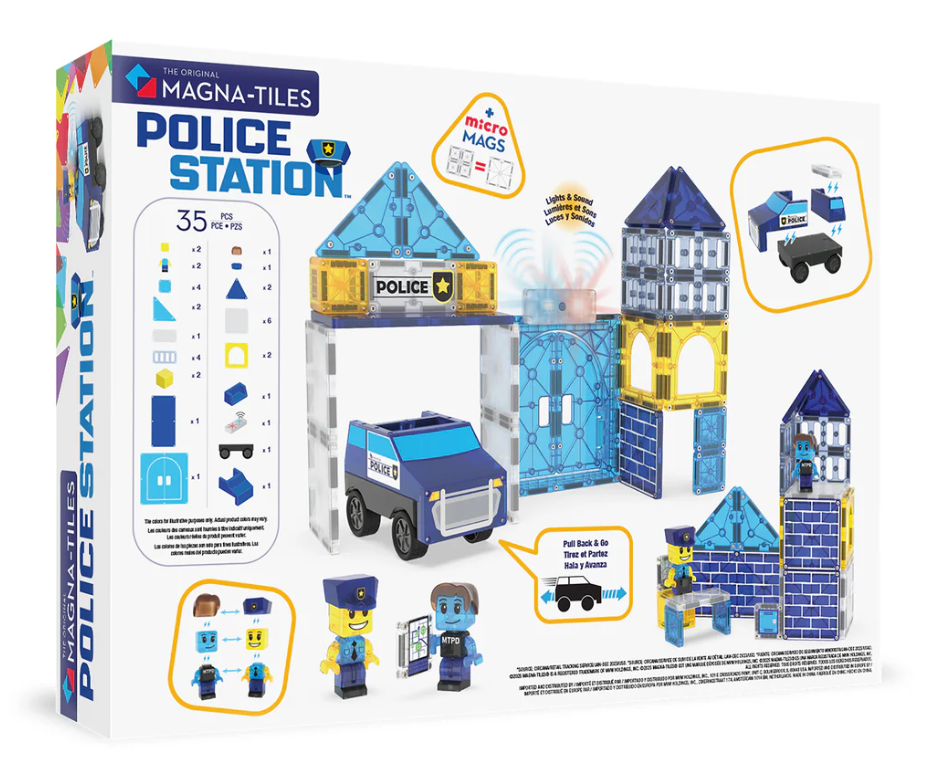 Magna-Tiles® Police Station 35 piece set