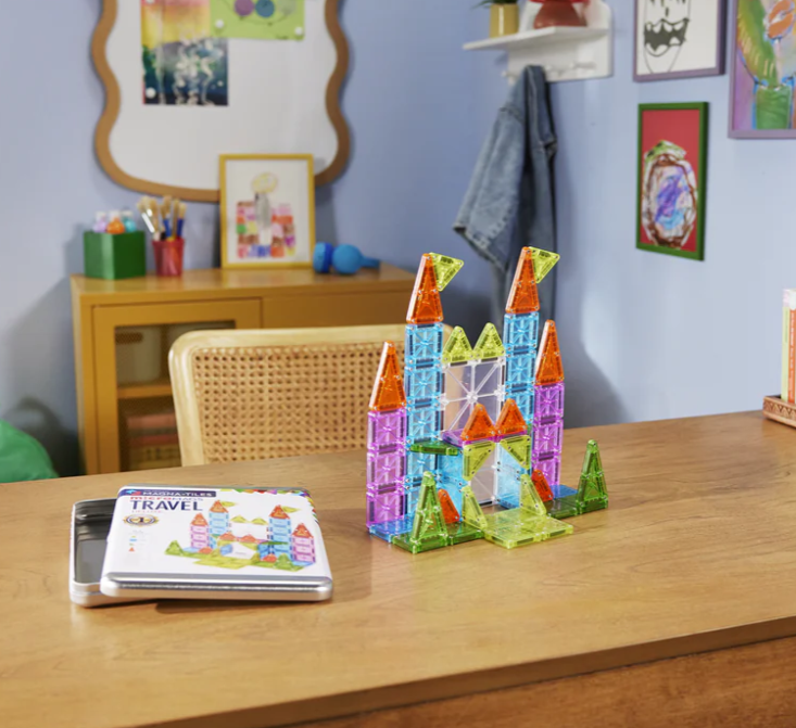 Magna-Tiles® Travel Deluxe 55 piece set