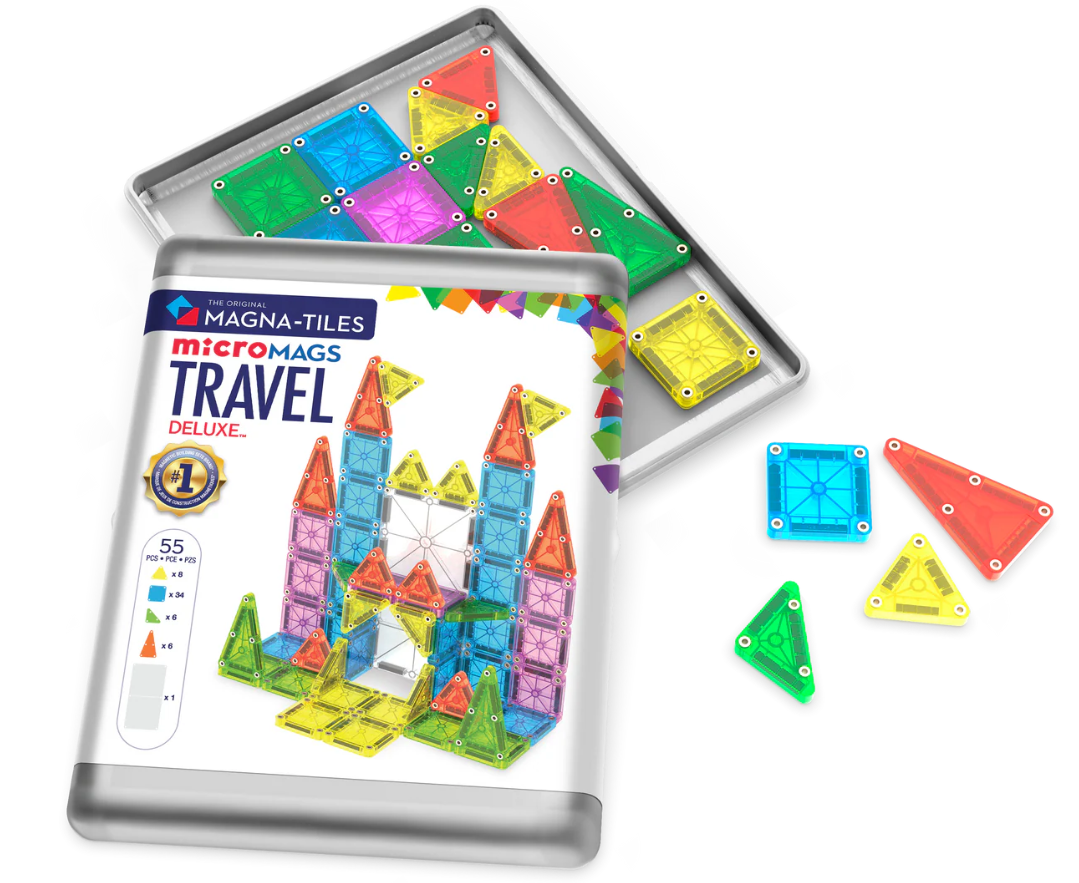 Magna-Tiles® Travel Deluxe 55 piece set