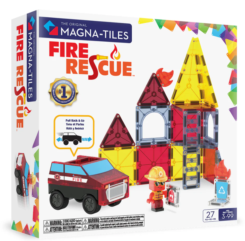 Magna-Tiles® Fire Rescue 27 piece set