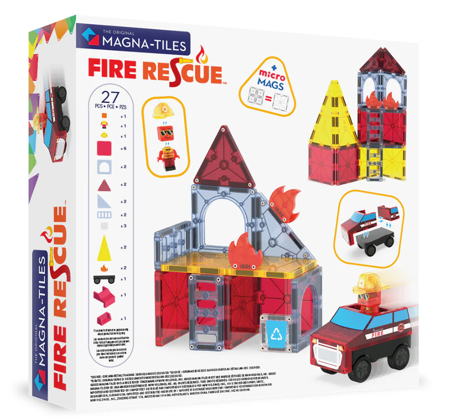 Magna-Tiles® Fire Rescue 27 piece set