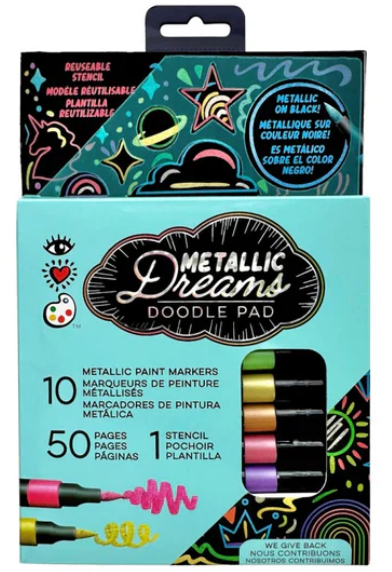 Metallic Dreams Doodle Pad